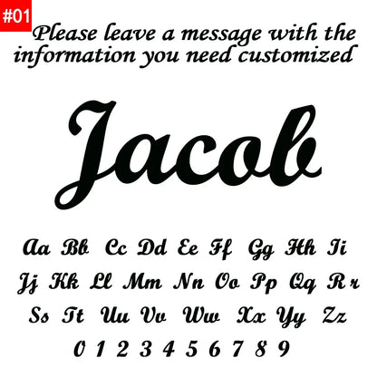 Personalized Name Necklace - Custom Pendant & 5mm Cuban Link Chain Gold Jewelry Gift - ZOOMNSTORE