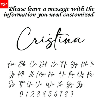 Personalized Name Necklace - Custom Pendant & 5mm Cuban Link Chain Gold Jewelry Gift - ZOOMNSTORE