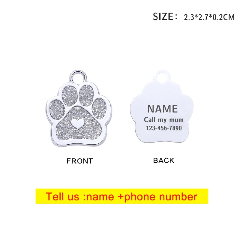 Personalized Pet ID Tag - Custom Dog and Cat Keychain - ZOOMNSTORE