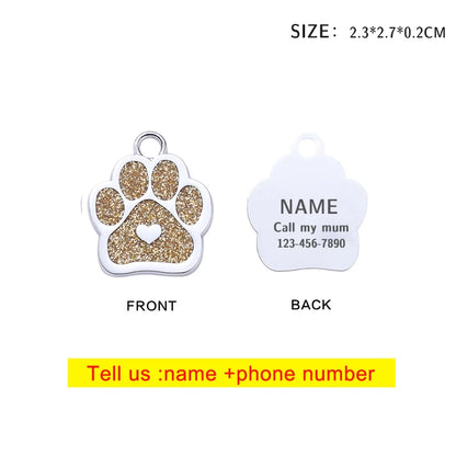 Personalized Pet ID Tag - Custom Dog and Cat Keychain - ZOOMNSTORE