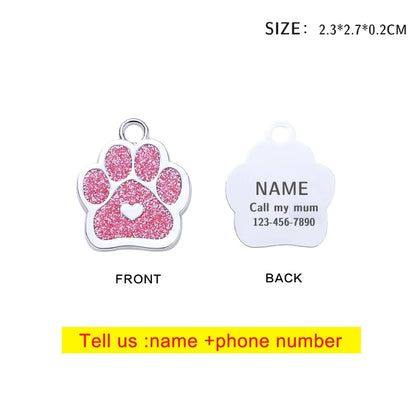 Personalized Pet ID Tag - Custom Dog and Cat Keychain - ZOOMNSTORE