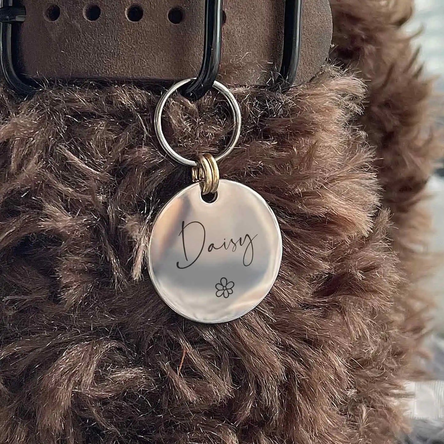 Personalized Engraved Dog ID Tag - Custom Name Tag for Small Pets - ZOOMNSTORE