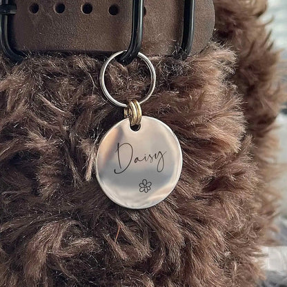 Personalized Engraved Dog ID Tag - Custom Name Tag for Small Pets - ZOOMNSTORE