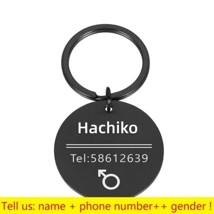 Personalized Pet ID Tag - Engraved Dog Cat Collar Charm - ZOOMNSTORE