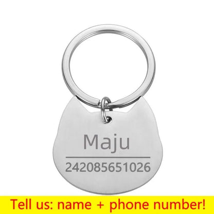 Personalized Pet ID Tag - Engraved Dog Cat Collar Charm - ZOOMNSTORE