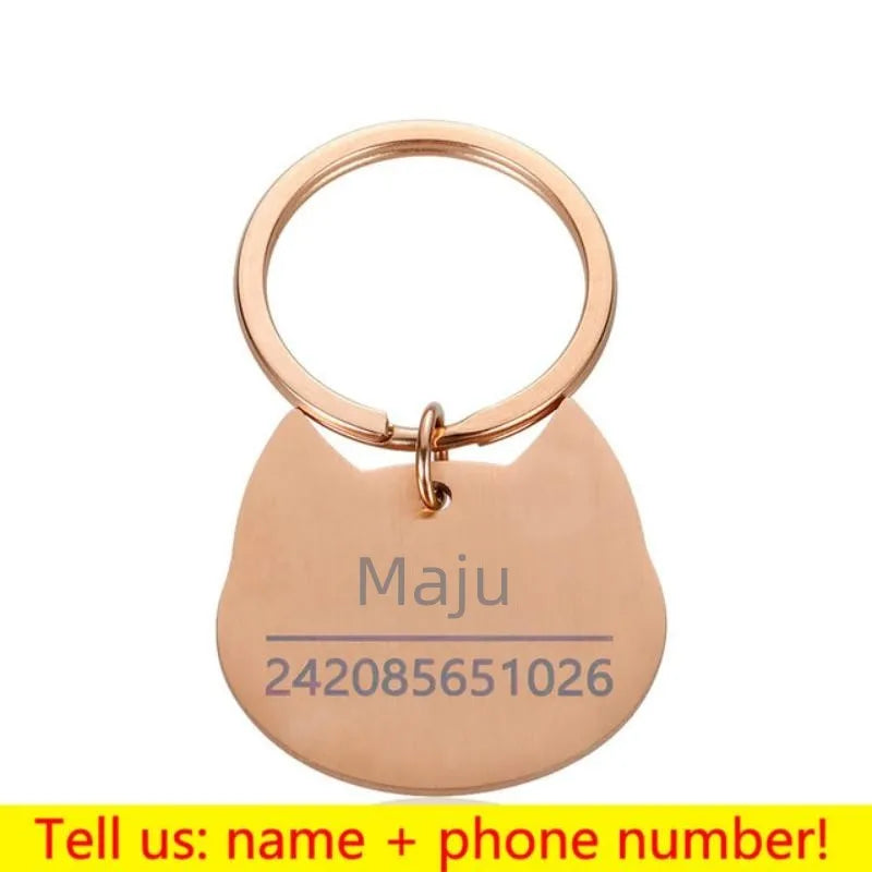 Personalized Pet ID Tag - Engraved Dog Cat Collar Charm - ZOOMNSTORE