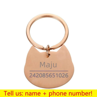 Personalized Pet ID Tag - Engraved Dog Cat Collar Charm - ZOOMNSTORE
