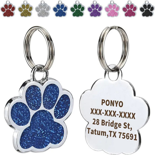 Personalized Pet ID Tags - Engraved Dog Cat Collar Accessories - ZOOMNSTORE