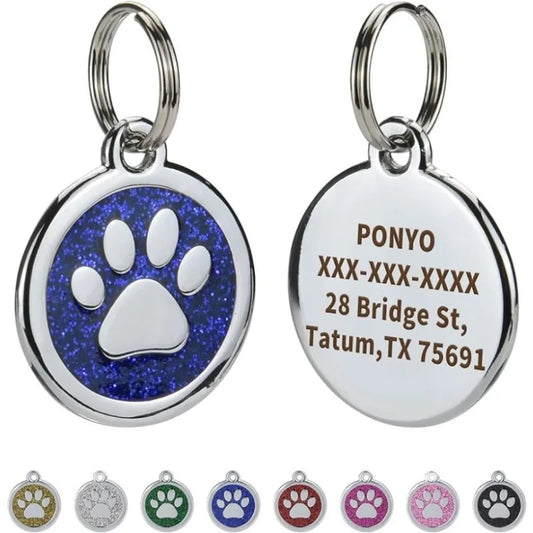 Personalized Pet ID Tags - Free Engraving Anti-Lost Collar Pendant for Dogs and Cats - ZOOMNSTORE