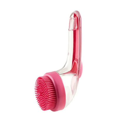 Pet Bath Brush – Silicone Dog Grooming Tool With Shampoo Dispenser & Soft Bristles - ZOOMNSTORE