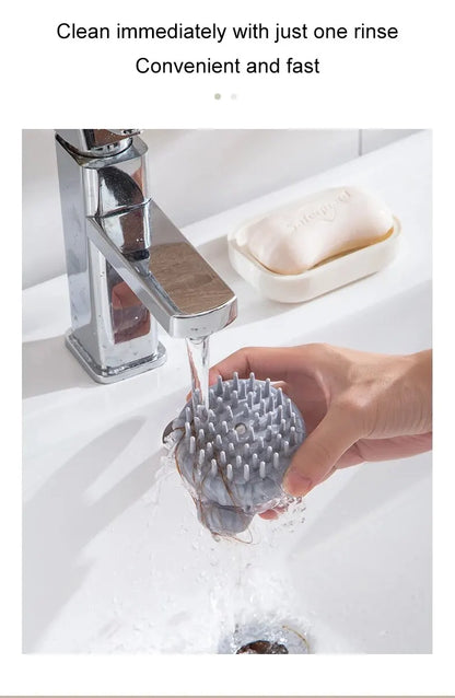 Pet Bath Brush – Soft Silicone Dog Grooming Brush With Shampoo Dispenser & Massage - ZOOMNSTORE