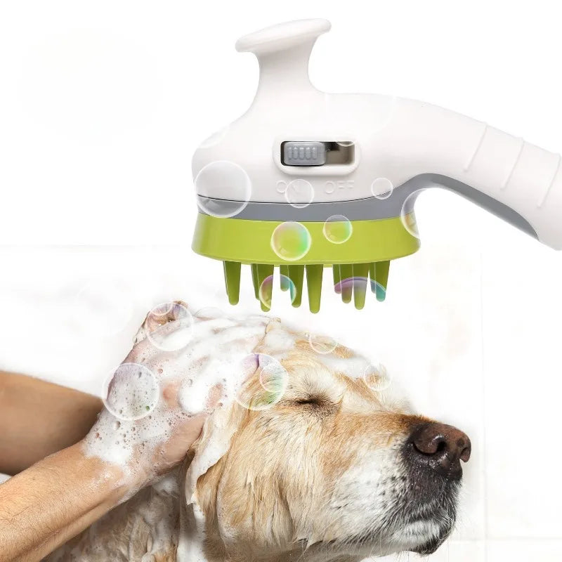Pet Bathing Spray Head - Foam Generator  Pressure Booster for Dog Showers - ZOOMNSTORE