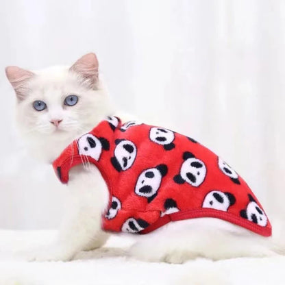 Pet Dog Clothes - Warm Fleece Dog Vest & Cozy Cat Sweater for Small Dogs - ZOOMNSTORE