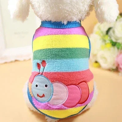 Pet Dog Clothes - Warm Fleece Dog Vest & Cozy Cat Sweater for Small Dogs - ZOOMNSTORE