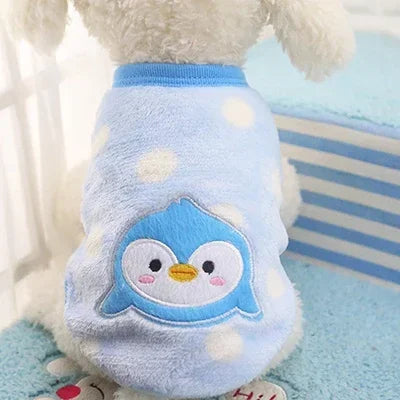 Pet Dog Clothes - Warm Fleece Dog Vest & Cozy Cat Sweater for Small Dogs - ZOOMNSTORE