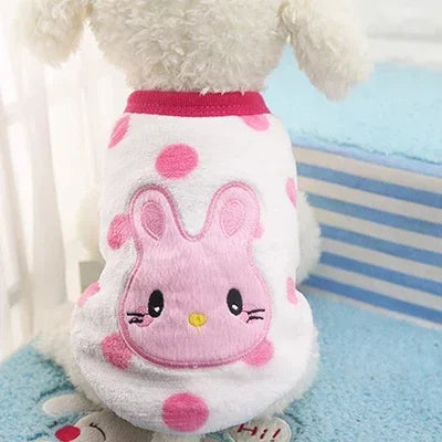 Pet Dog Clothes - Warm Fleece Dog Vest & Cozy Cat Sweater for Small Dogs - ZOOMNSTORE