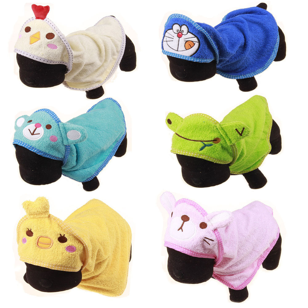 Pet Drying Towel - Super Absorbent Dog Bath Towel With Puppy Hoodie - ZOOMNSTORE