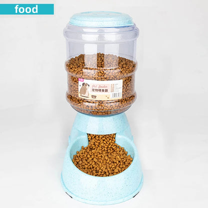 Automatic Pet Feeder  Water Dispenser - Large Capacity Dog  Cat Bowls - ZOOMNSTORE