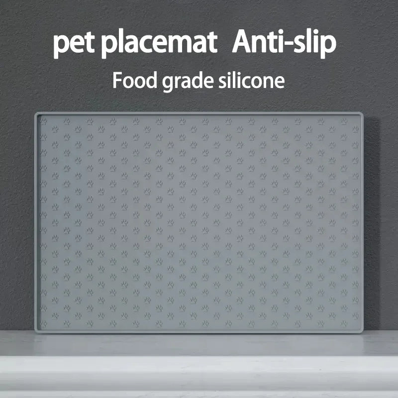 Silicone Pet Placemat - Waterproof Cat Dog Feeding Mat - ZOOMNSTORE
