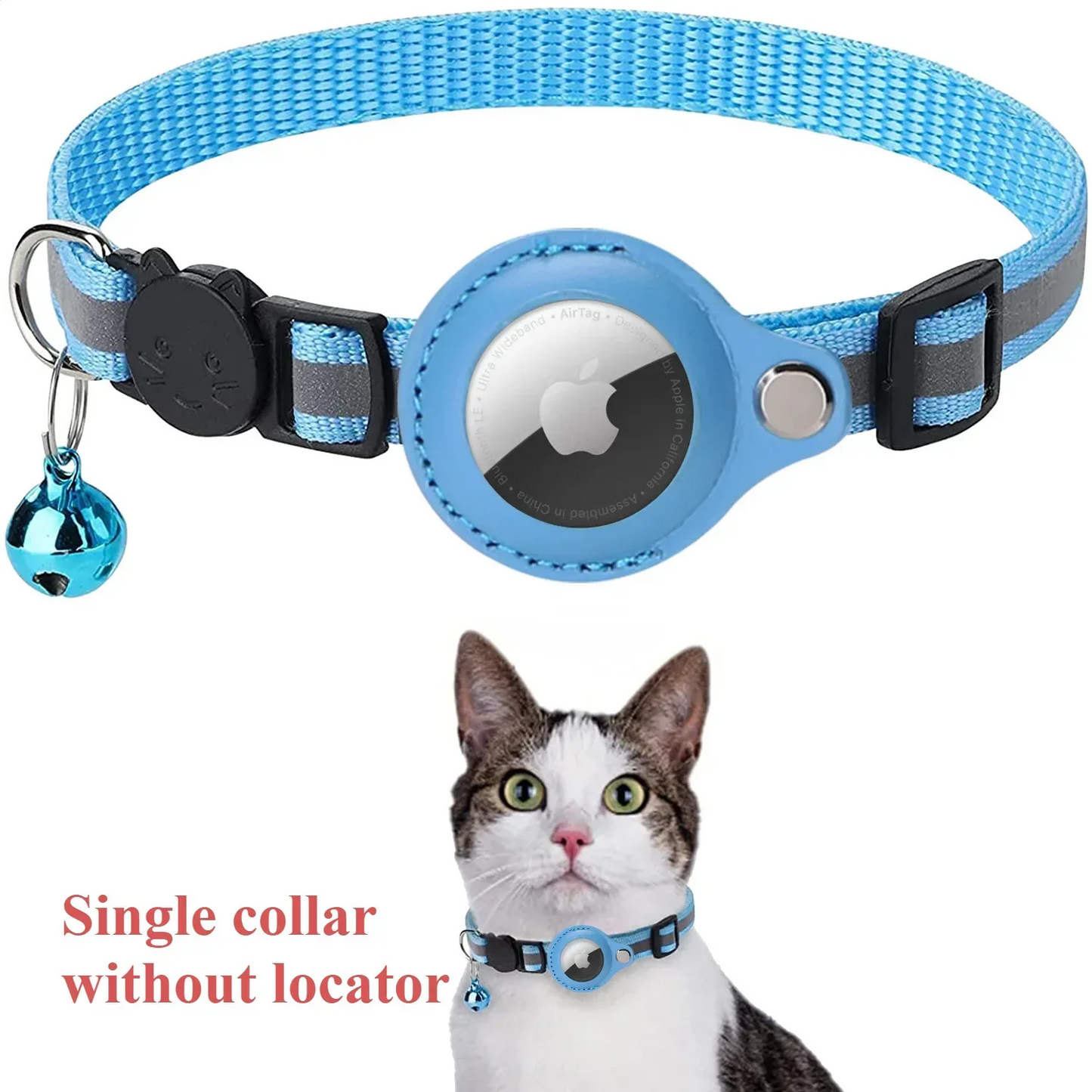 Pet GPS Tracker - Bluetooth Dog GPS Collar | Reflective Wearable Locator - ZOOMNSTORE