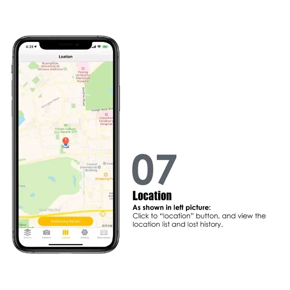 Pet GPS Tracker - Bluetooth Dog Locator With Long Battery Life & Real Time Location - ZOOMNSTORE