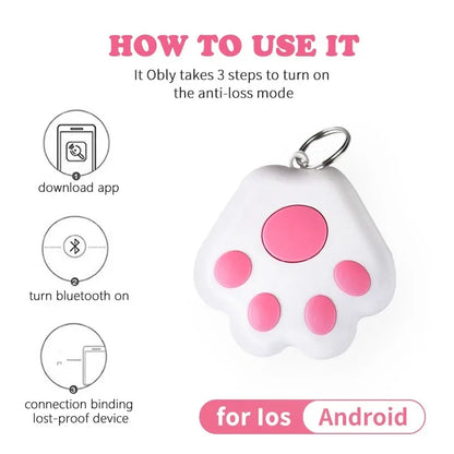 Pet GPS Tracker - Bluetooth Key Finder Device for Dog Cat Locator & Kids Bag - ZOOMNSTORE