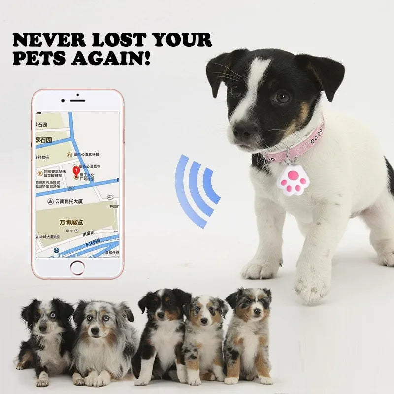 Pet GPS Tracker - Bluetooth Key Finder Device for Dog Cat Locator & Kids Bag - ZOOMNSTORE