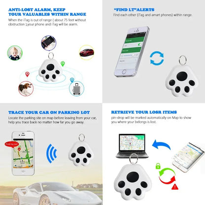 Pet GPS Tracker - Bluetooth Key Finder Device for Dog Cat Locator & Kids Bag - ZOOMNSTORE