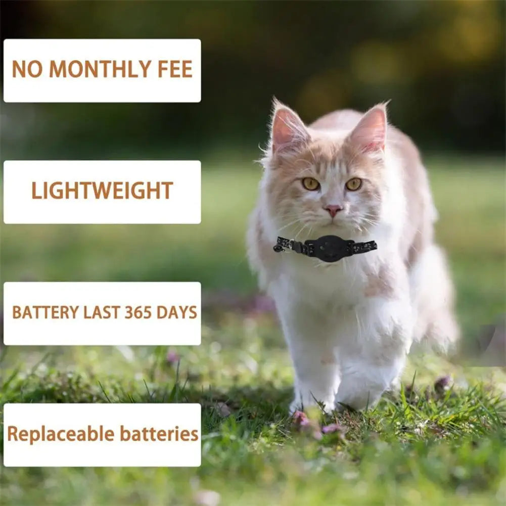 Pet GPS Tracker - Multifunctional Cat GPS Collar With Real Time Location & Mobile App Tracking - ZOOMNSTORE