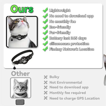 Pet GPS Tracker - Multifunctional Cat GPS Collar With Real Time Location & Mobile App Tracking - ZOOMNSTORE