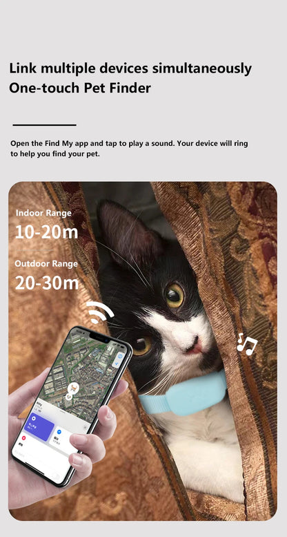 Pet GPS Tracker - Waterproof GPS Pet Collar for Dogs & Cats | Real-Time Locator Device - ZOOMNSTORE