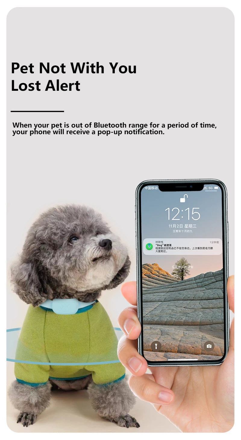 Pet GPS Tracker - Waterproof GPS Pet Collar for Dogs & Cats | Real-Time Locator Device - ZOOMNSTORE