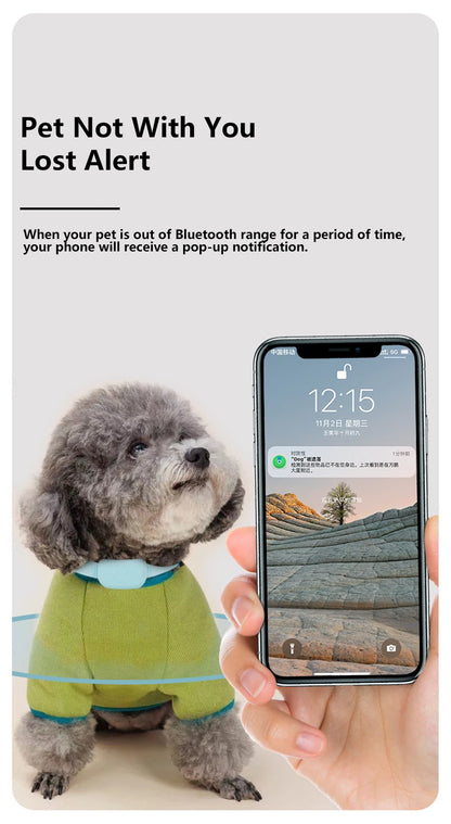 Pet GPS Tracker - Waterproof GPS Pet Collar for Dogs & Cats | Real-Time Locator Device - ZOOMNSTORE