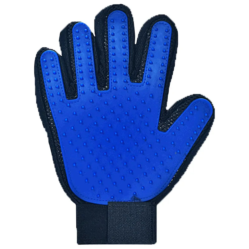 Pet Hair Remover Gloves - Silicone Grooming and Bathing Brush for Cats and Dogs - ZOOMNSTORE