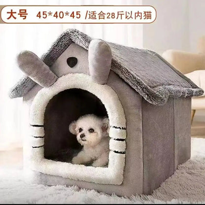 New Pet House with Super Large Space Cat and Dog Beds of All Sizes To Sleep in All Seasons Puppy Keep - ZOOMNSTORE