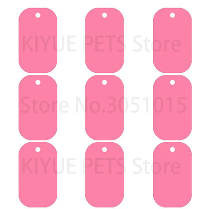 20Pcs Aluminum Dog Tags - Custom Engraved Military ID Tags - ZOOMNSTORE