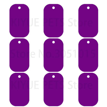 20Pcs Aluminum Dog Tags - Custom Engraved Military ID Tags - ZOOMNSTORE