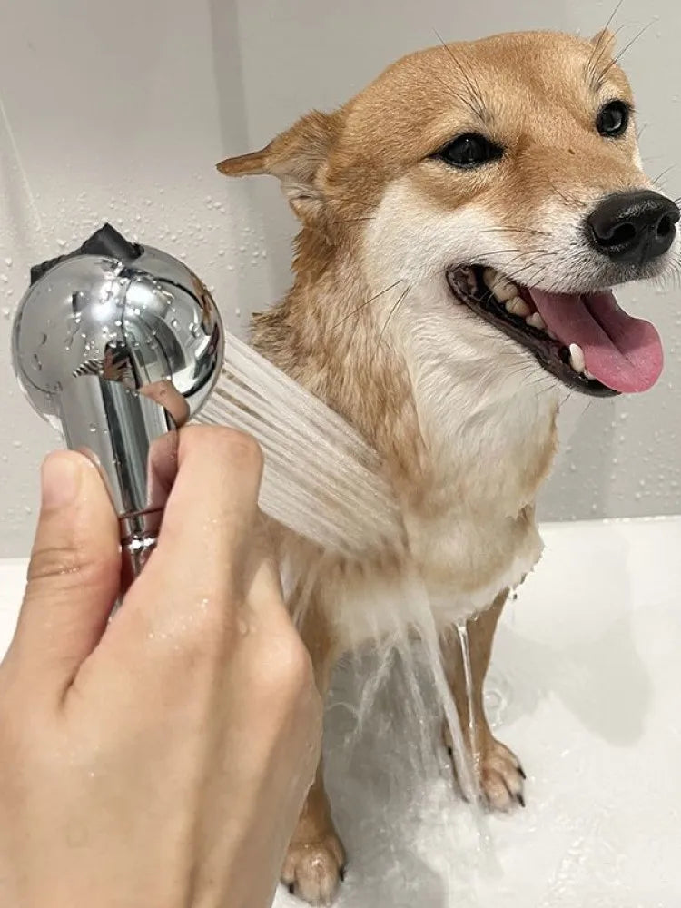 Pet Shower Spray - Soft Washing Nozzle | Dog Shower Head & Cat Cleaning Sprayer - ZOOMNSTORE