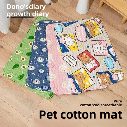 Cooling Pet Sleeping Mat - Comfortable for Cats  Dogs - ZOOMNSTORE