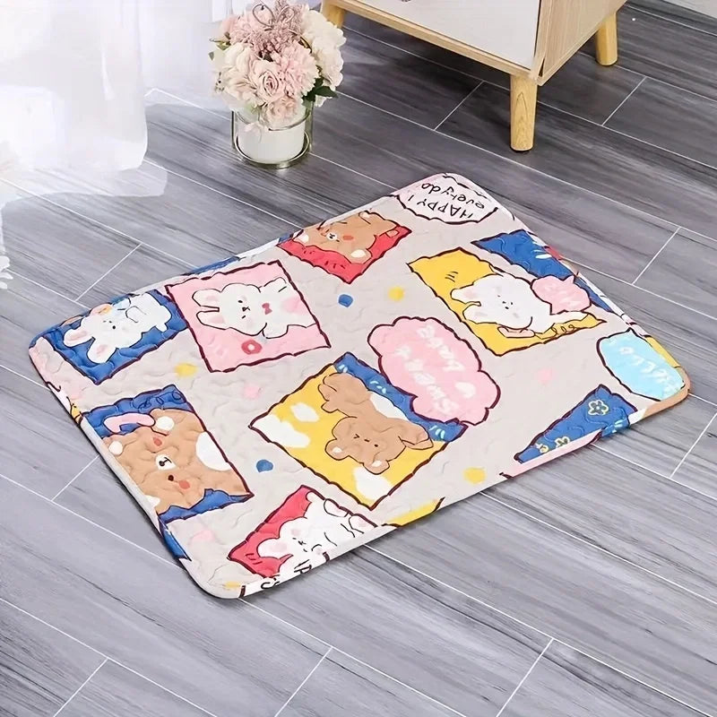 Cooling Pet Sleeping Mat - Comfortable for Cats  Dogs - ZOOMNSTORE