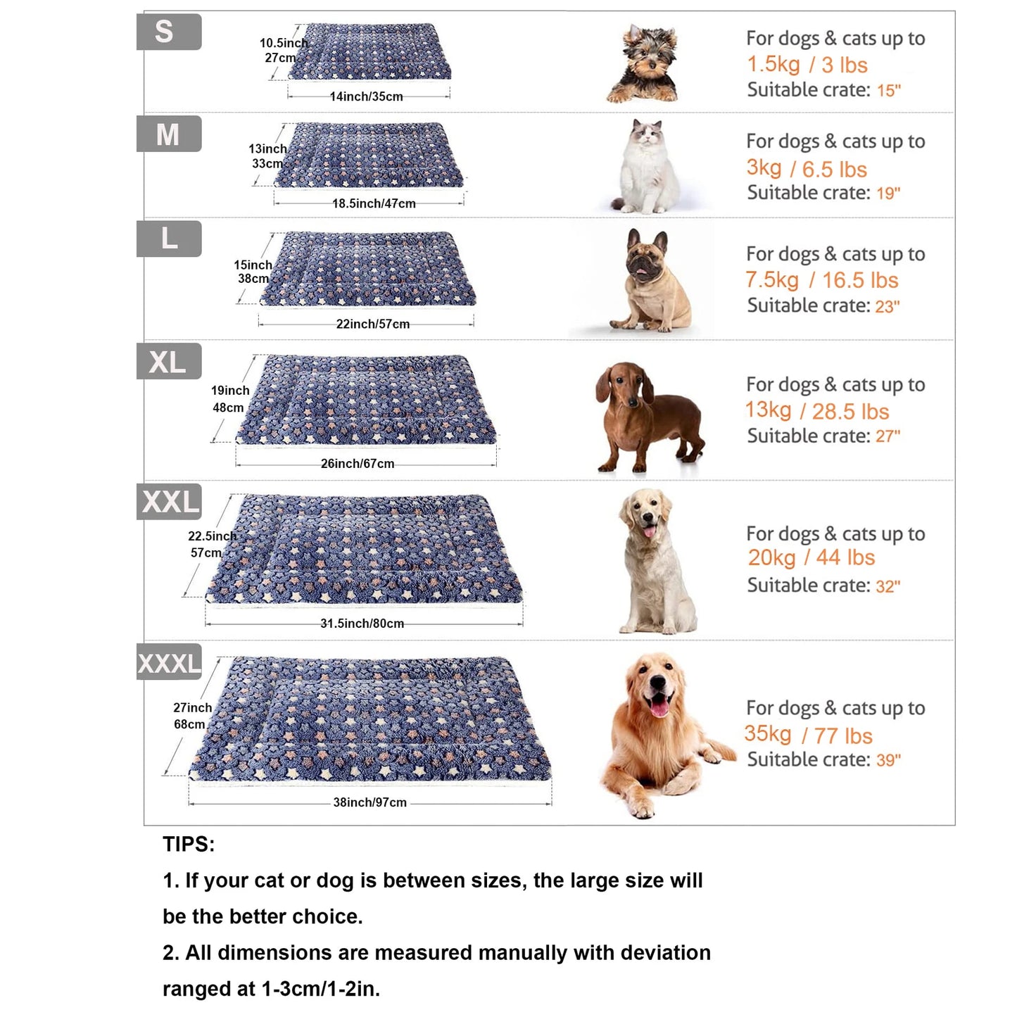 Pet Flannel Sleeping Mat - Warm Kennel Blanket for All Pet Sizes - ZOOMNSTORE