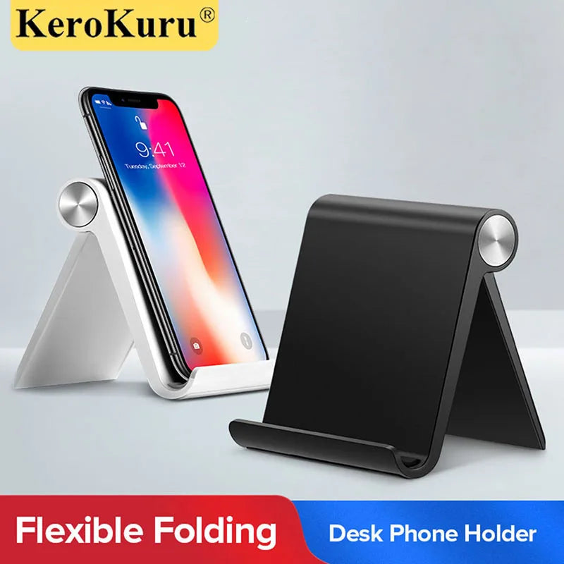 Phone Holder Stand Mobile Smartphone Support Tablet Stand for iPhone Desk Cell Phone Holder Stand Portable Mobile Holder Mount - ZOOMNSTORE