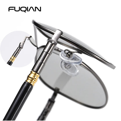 Photochromic Polarized Sunglasses – Pilot Alloy Frame Men Women Driving Glasses UV400 - ZOOMNSTORE