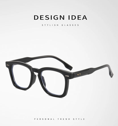 Photochromic Reading Glasses - Retro Square Frame Men’s Blue Light Blocking Eyewear - ZOOMNSTORE
