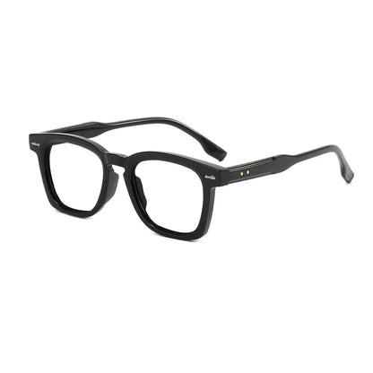 Photochromic Reading Glasses - Retro Square Frame Men’s Blue Light Blocking Eyewear - ZOOMNSTORE