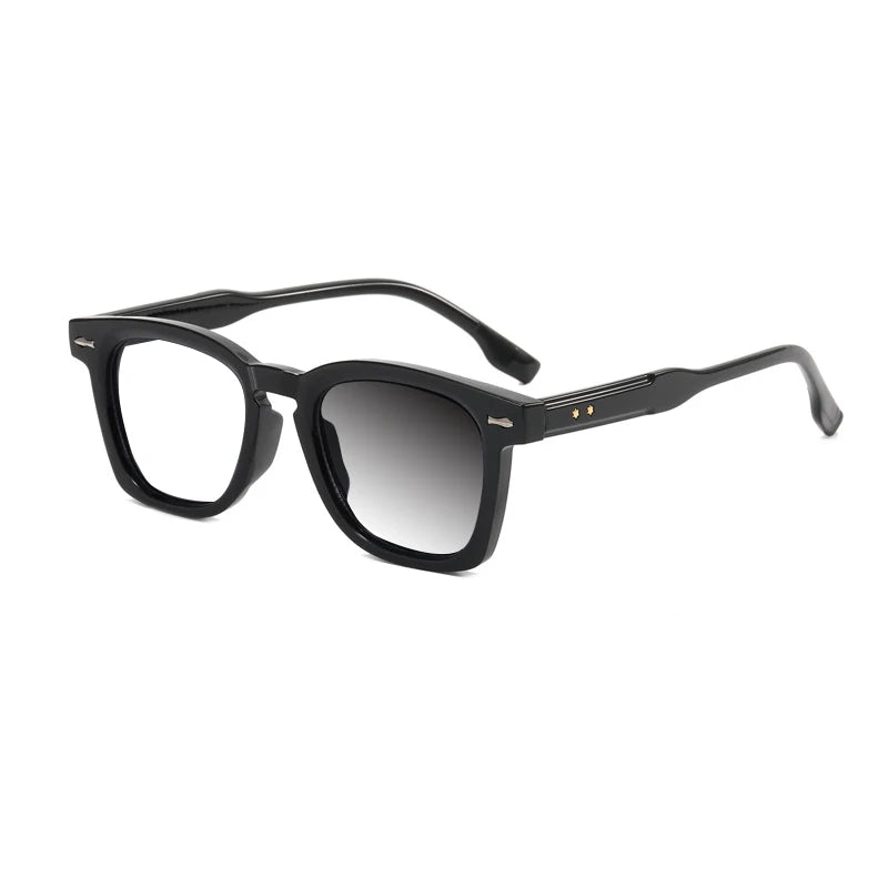 Photochromic Reading Glasses - Retro Square Frame Men’s Blue Light Blocking Eyewear - ZOOMNSTORE