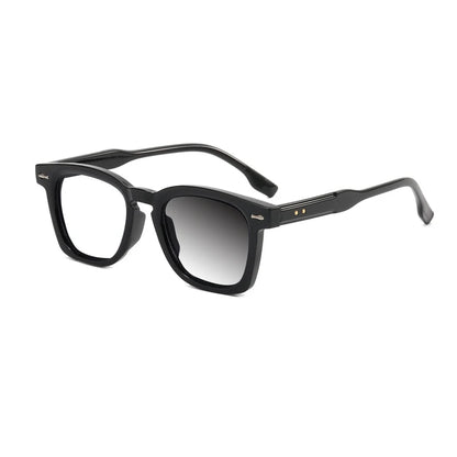 Photochromic Reading Glasses - Retro Square Frame Men’s Blue Light Blocking Eyewear - ZOOMNSTORE