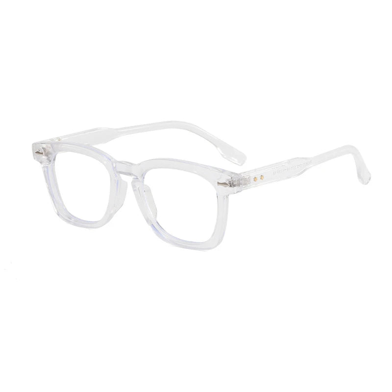 Photochromic Reading Glasses - Retro Square Frame Men’s Blue Light Blocking Eyewear - ZOOMNSTORE