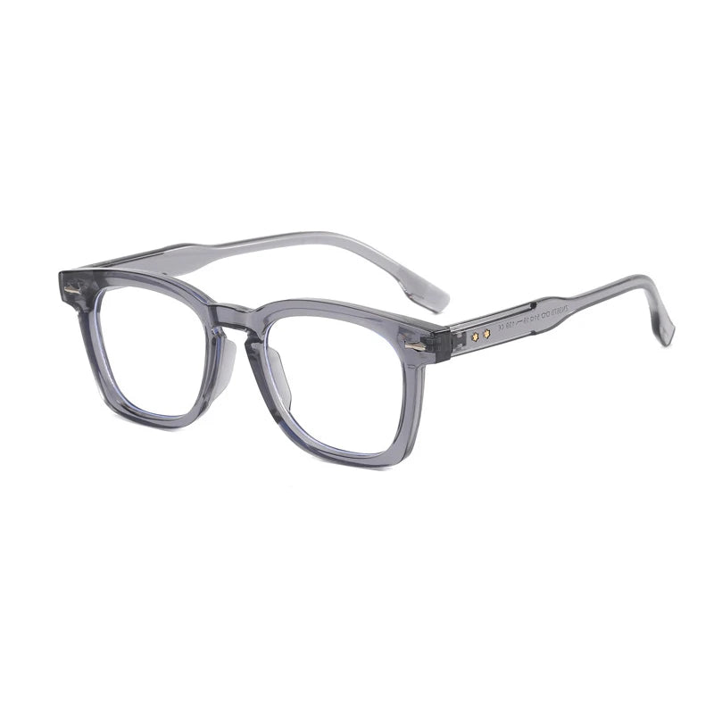 Photochromic Reading Glasses - Retro Square Frame Men’s Blue Light Blocking Eyewear - ZOOMNSTORE