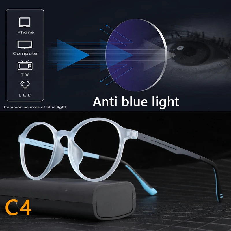 Photochromic Reading Glasses - Ultralight Titanium Frame, Blue Light Protection - ZOOMNSTORE